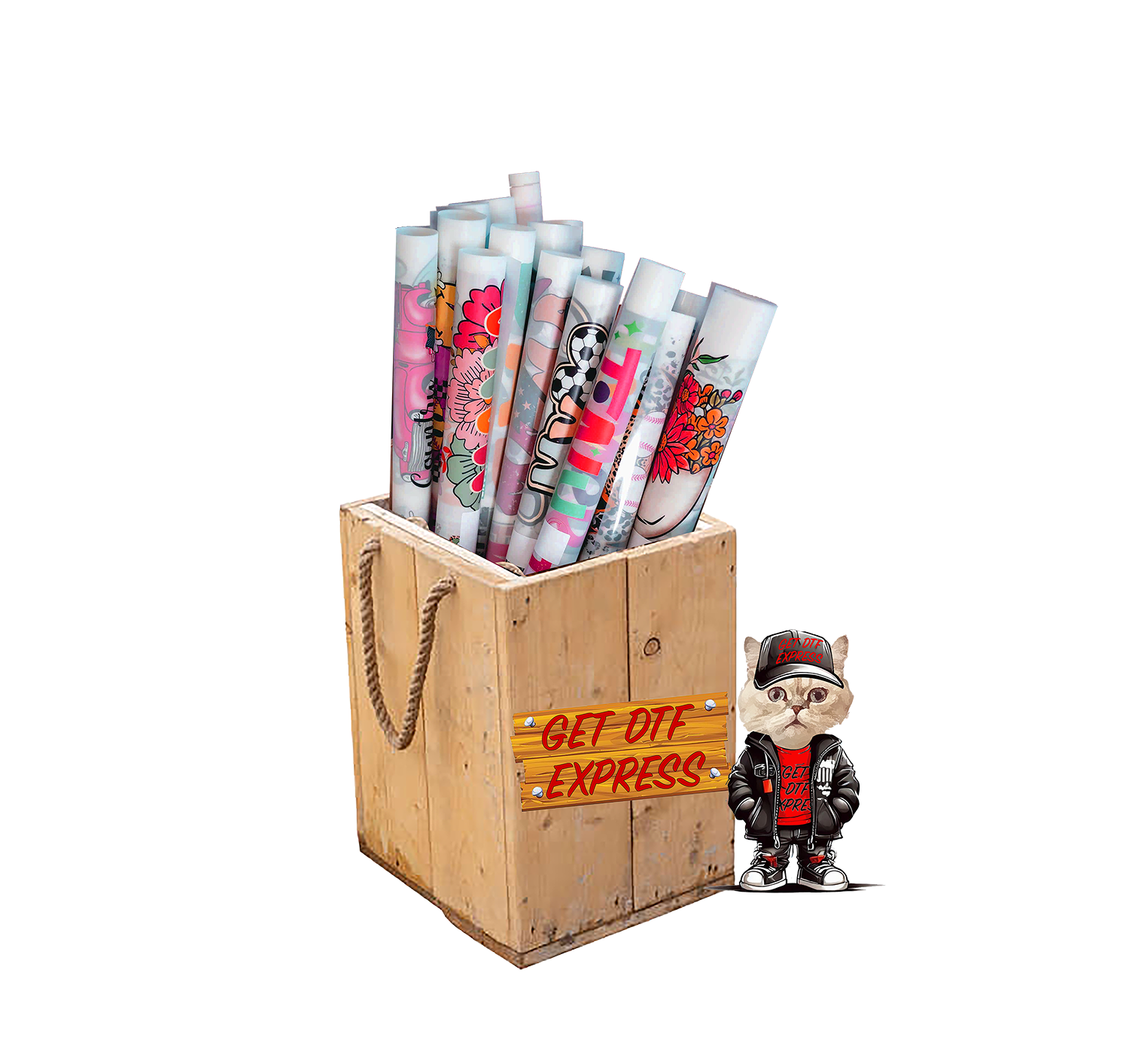34" Custom DTF Gang Sheet Transfers